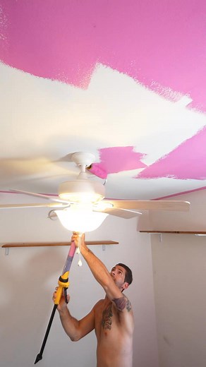 924K views · 2K reactions | To put that fan in the way of me painting? I really just needed to paint the ceiling but I couldn't do it in a timely manner because there was a fan in my way. #carpentrytips #construction #contractor #tipsandtricks #HomeImprovement #hacks #carpentry #builder #deck #tools #diy | Your Favorite Contractor | Facebook