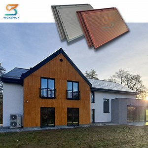 [Hot Item] Sangobuild Photovoltaic System Home 87W Metal Zinc Solar Shingle Roof Tiles