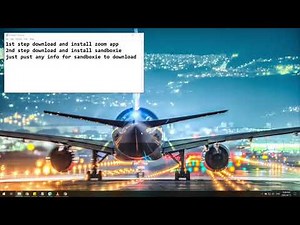How to install zoom, run dual zoom using sandboxie