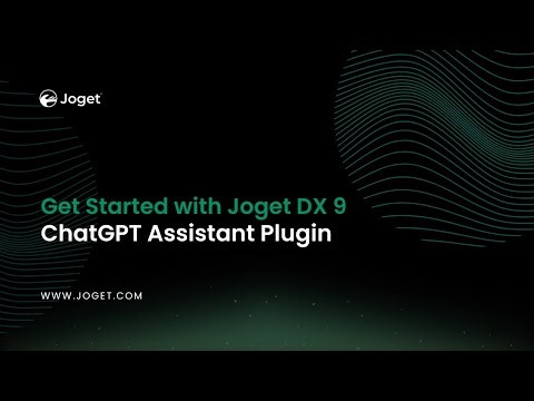 Joget DX 9: How to Add ChatGPT Assistant to Your Joget DX App