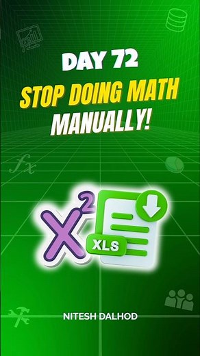 🎯Day 72: The ABSOLUTE BEST Way to Raise Numbers to Any Power in Excel