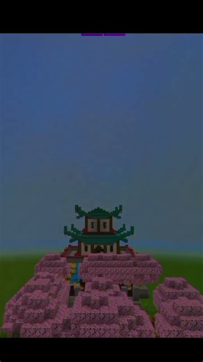 my own custom village at flat world #minecraft #village #idkwhattoputhere