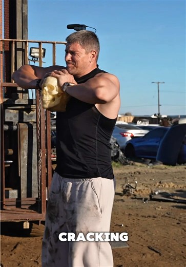 Can a human actually crush a skull? The ultimate test of power💀💪 Biology vs. Ballistics: How real is this? 🧠🧪 This isn’t just a gel head it’s a bio-accurate ballistic simulation. To mirror a realistic human skull, this model uses a proprietary synthetic bone material designed to match the density, fracture point, and calcium-phosphate structure of human anatomy. The human cranium is an architectural masterpiece of arches and fused sutures, specifically evolved to protect the brain from blunt