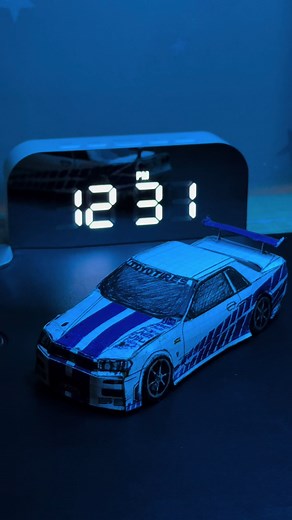 Papercraft de Nissan Skyline: Tutorial Completo