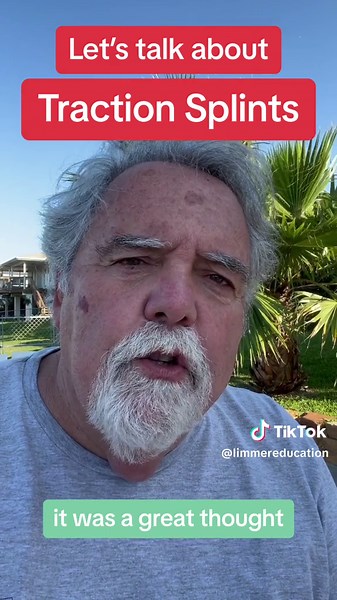 Let’s talk about traction splints… When was the last time you used one in your practice? Do you think they will stay relevant? Comment your thoughts below! #ems #emslife #paramedic #emt #aemt #firstresponders #tractionsplints #prehospitalcare #emergencymedicine