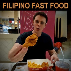 Trying Jollibee - Filipino Fast Food 🇵🇭 | Dale Philip