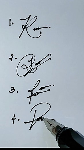 Creative and Stylish Signature Ideas for Letter R