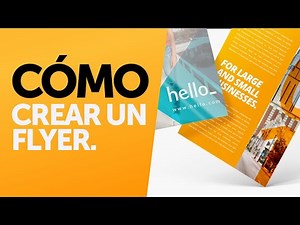 Así es como se hace un flyer vistoso en menos de dos minutos