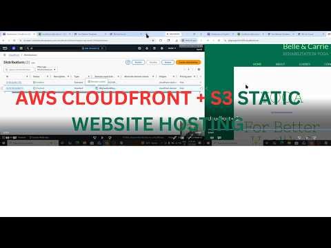 Hosting Static Website on AWS CloudFront + S3 Step by Step Tutorial