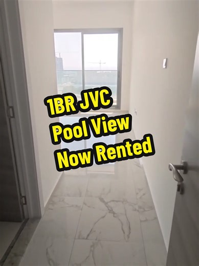 Rented 1BR Apartment Unit in JVC with Pool View