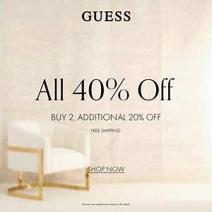 It’s here — the GUESS November Promo! 👗👜 Get your 2nd pair at 20% off, plus enjoy 40% off on everything else. Hurry — these deals are too good to last! | GUESS