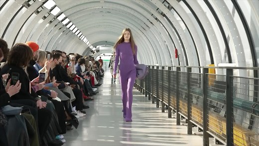 STELLA BY STELLA, celebrating the work and life of iconic American artist Frank Stella. Presented at the historic Centre Pompidou. #StellaMcCartney #PFW #FrankStella #StellaWinter22 | Stella McCartney