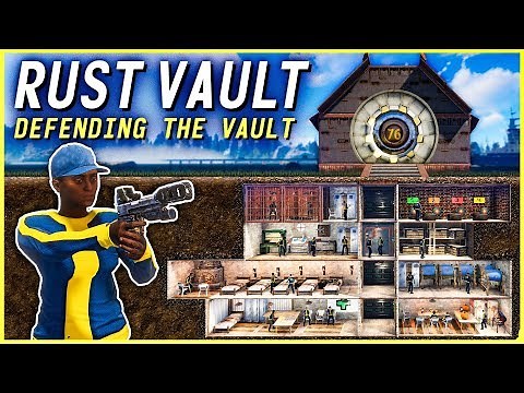Running a UNDERGROUND VAULT in RUST (Hotel) - Rust Shop Series EP2
