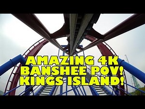 INCREDIBLE 4K Roller Coaster Footage of Banshee at Kings Island Ohio