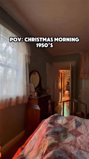 🎄POV: Waking up on Christmas in the 1950s.🎄 Merry Christmas!!!! | Scenes of the Past