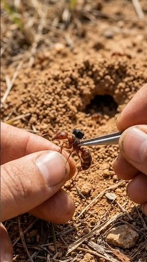 Fire Ant Colony POV: Camera Inside an Underground Ant Nest