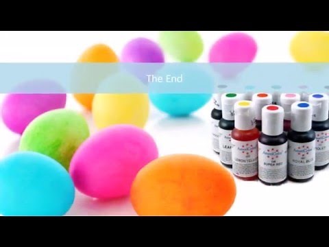 How to Dye Color Easter Eggs using Food Coloring and Vinegar