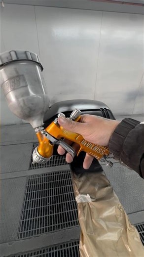 Mercury engine cover 🖤 #painting #refinish #bodyshop #professional #viral