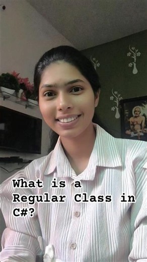 What is a Regular Class in C#? #programming #dotnet #csharp