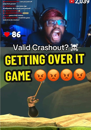 First time playing Getting Over It and it’s making me rage 5 minutes in… 😡😡😡#gamingontiktok #indiegames #varietygames #fypシ゚viral #ragequit