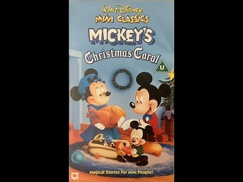 Opening to Mickey's Christmas Carol UK VHS (1994)
