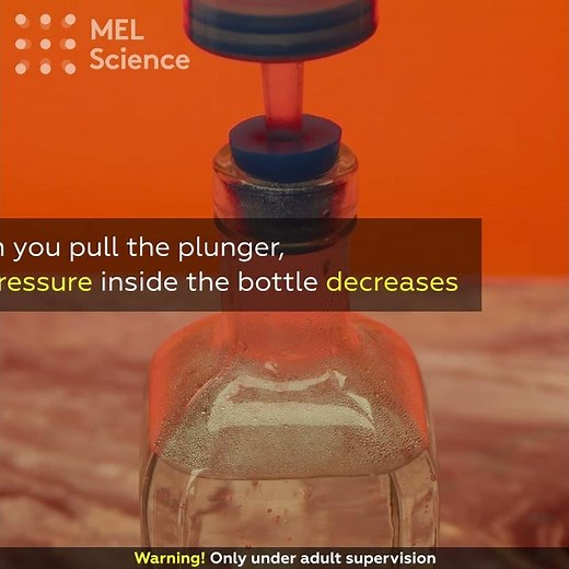 Home science: boil water with a syringe
