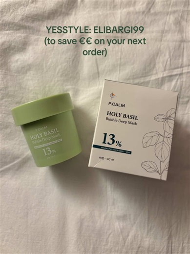 Loving this bubble mask, the texture is insane! Perfect for skin impurities 💚 it helps with acne prone skin, makes your skin clearer and brighter. Get yours on @YesStyle using my code ELIBARGI99 to save $$ thank you🫶🏻@YesStyleInfluencers @P.CALM *gifted #PcalmBubbleDeep #PCALM #YesStyle #acneskin #koreanskincare