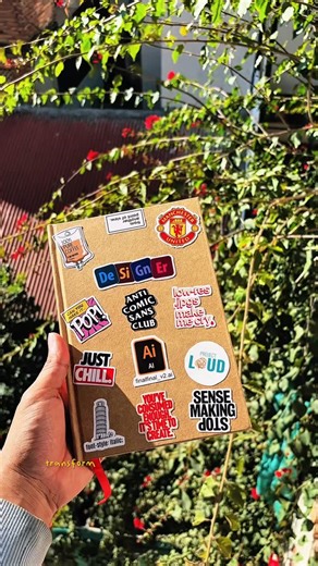 PRANIL SHAKYA on Instagram: "Tried something new. Dot Grid Notebook from @bhavproducts @vickystationerynepal [notebook styling, sticker aesthetic, stationery lover, journaling vibes, creative desk]"