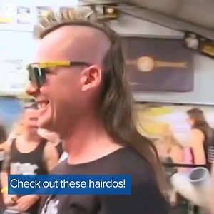 371K views · 12 shares | People from all over Australia met at the inaugural Mullet Fest 2018. There they celebrated their hairstyles and crowned the “greatest mullet of all.” Take a look at the winning ‘do! | CBS Newspath | Facebook