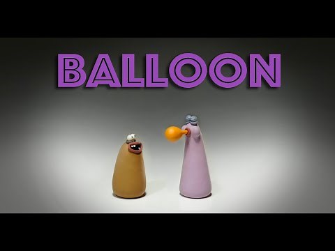 PURPLE & BROWN - BALLOON #animation #purpleandbrown #waaber
