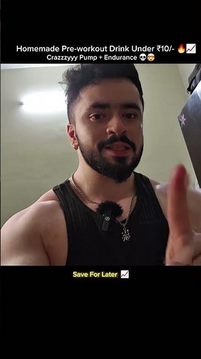 Homemade Pre-Workout Drink 🔥