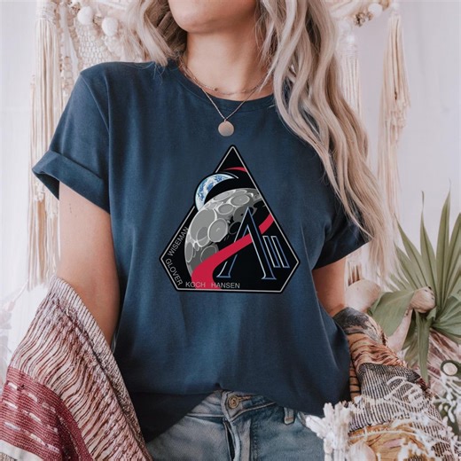 NASA Artemis 2 Mission Logo Unisex T-shirt, NASA Shirts, Return to the Moon, Rocket Launch Shirt - Etsy