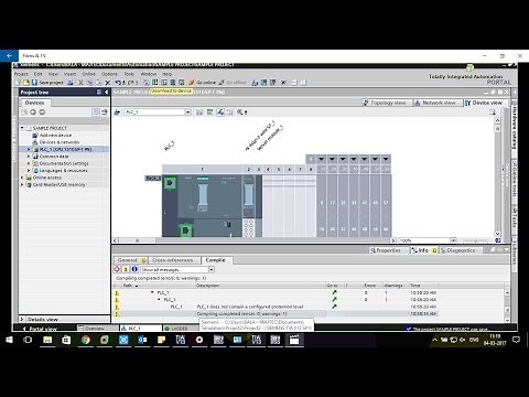SIEMENS ET200SP PLC Program Downloading Using TIA PORTAL Tutorial 1