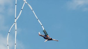 Jumping from a helicopter over the Grand Canyon