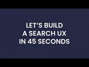 Building search and discovery in 3 steps