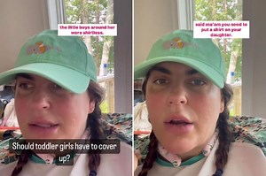 'She's a toddler!': My two-year-old was told to 'cover-up' by pool lifeguards