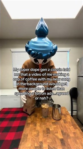 “Blade Runner” streaming everywhere now 🔥☃️ #frosty #marshmello #newmusic #electronicmusic #coffee