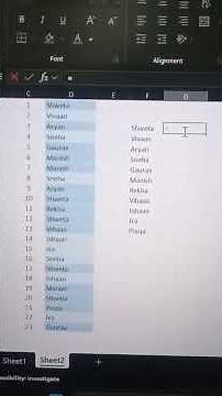 #How to short name from Excel list #excel #tech #excelformula #shorts #shortsfeed #spreadsheet