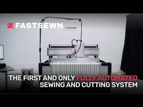 The first and only FULLY AUTOMATED sewing and cutting system - for silicone edge graphics and other