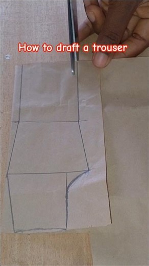 How to draft a trouser #sewing #trouser