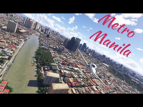 Metro Manila | Relaxing Flight Experience | MSFS 2024 PS5