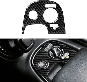 Carbon Fiber Car Interior Gear Shift Panel Trim Sticker Decal Cover for Chevrolet Corvette C5 Z06 1998 1999 2000 2001 2002 2003 2004 Accessories