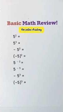 Basic Math Review 🧠 | Easy Math Practice for Beginners #shorts