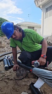 Straight thru joint cable 11kV. #cablejointer #chargeman #chargemanB433kV #aztechpowersdnbhd #REPL | Aztech Power Sdn Bhd