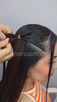 tutorial de peinados sencillos #peinadosparaniñas #peinados #peinadosfaciles #braids