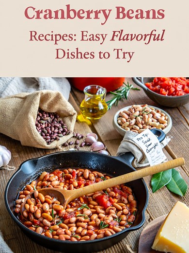 Cranberry Beans Recipes: Discover Healthy Delights