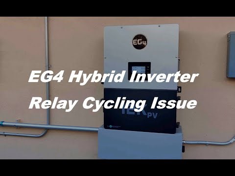 Inverter Relay Cycling Issue with EG4 12/18kPV and FlexBoss inverters when the battery is full