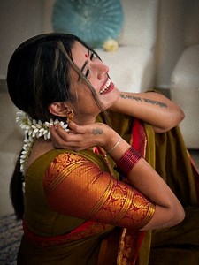 103K views · 1.3K reactions | Get Ready With Me | My Eternal Love for Saree, Mullapoo & Tradition ✨ | Amritha Suressh | Facebook