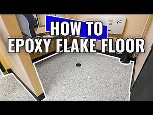 This Was Applied Directly Over Tile | No Demo Required! Watch How We Did It! | Epoxy Flake Floor Kit