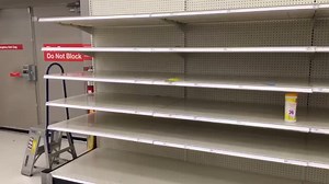 WIPED OUT! 😱 The Valley West Target has bare shelves where the disinfectant wipes were stocked. Are you picking up extra cleaning supplies due to the coronavirus? | KCCI